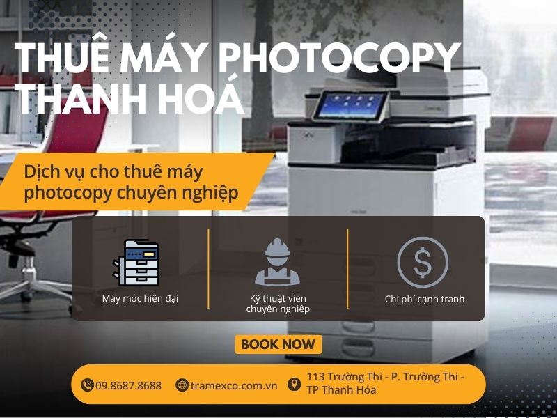 Thuê máy photo ở Thanh Hoá có đắt không? Đơn vị nào cho thuê rẻ nhất?