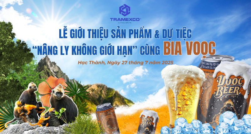 Bia Voọc chính thức ra mắt thị trường Thanh Hóa với sự kiện Giới thiệu sản phẩm và “Nâng ly không giới hạn” cùng Bia Voọc