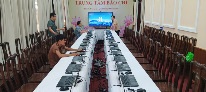 Tramexco cho thuê thiết bị phục vụ Đại hội Đảng Bộ Tỉnh Thanh Hóa lần thứ XX
