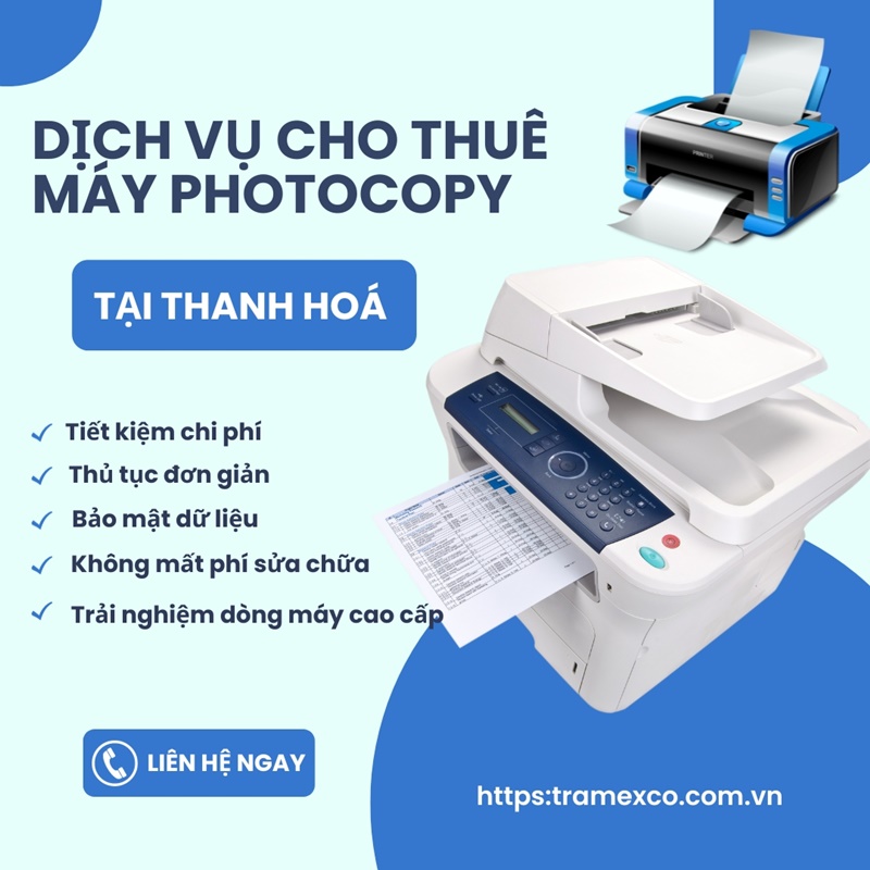 Thuê máy photocopy tại Thanh Hoá
