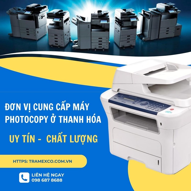 Địa chỉ cung cấp máy và cho thuê photocopy ở Thanh Hóa uy tín
