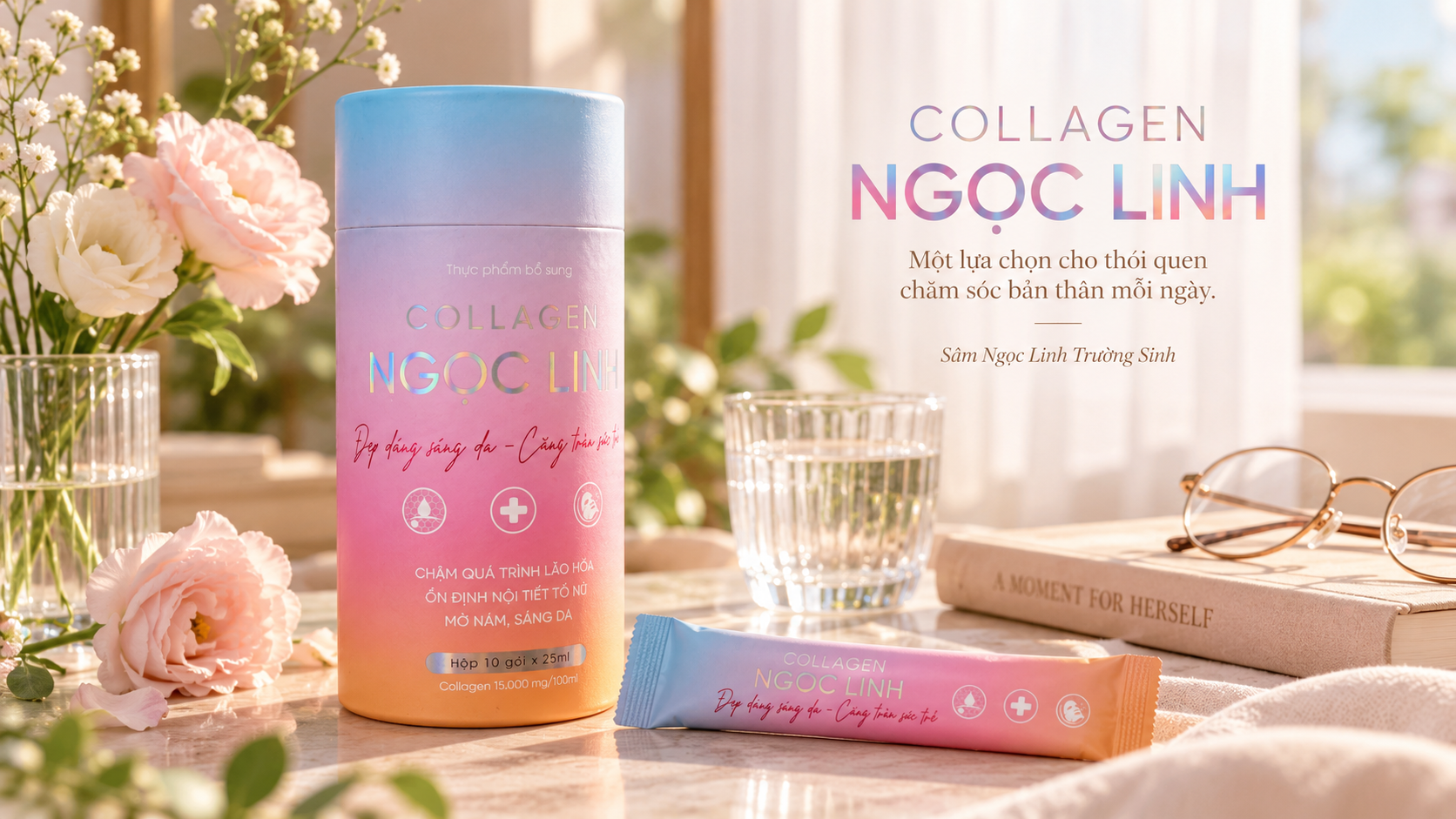 Dịch chiết Sâm Ngọc Linh Trường Sinh dành cho nhịp sống bận rộn dịp 20/10