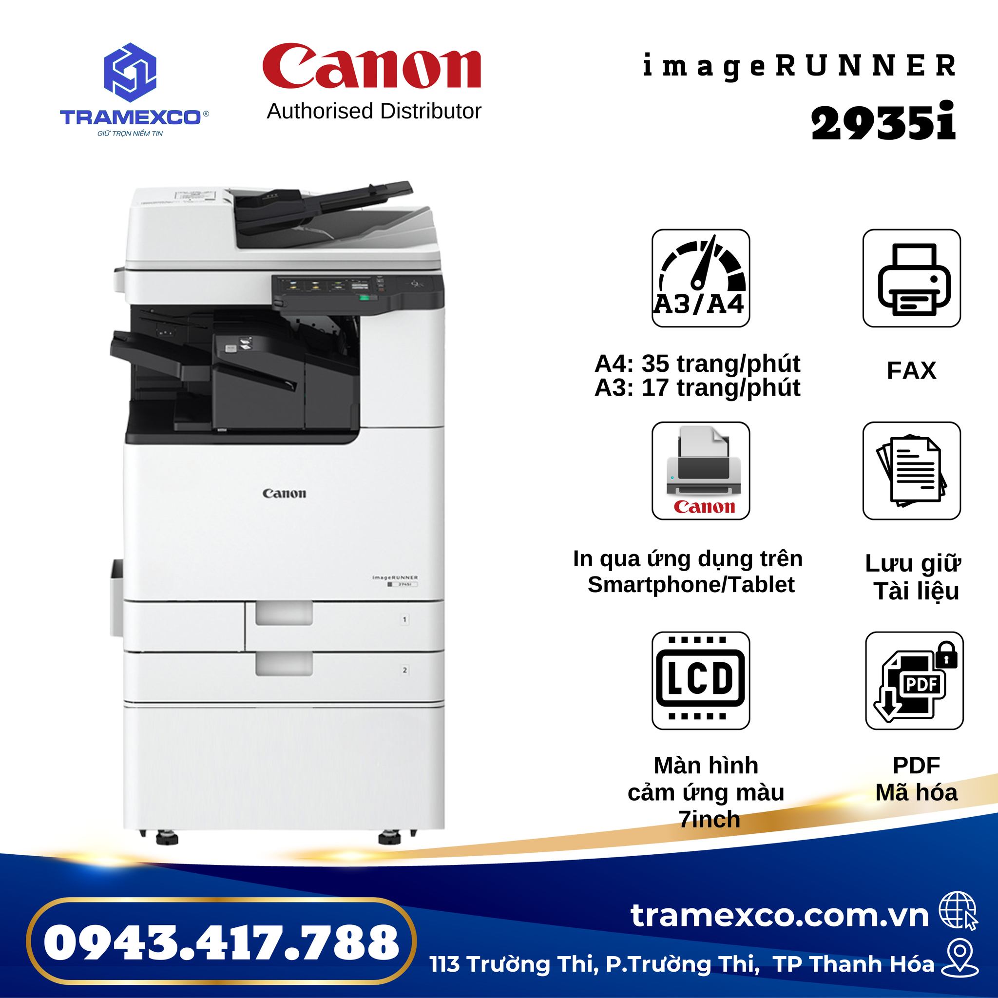 Máy photocopy Canon IR 2935i