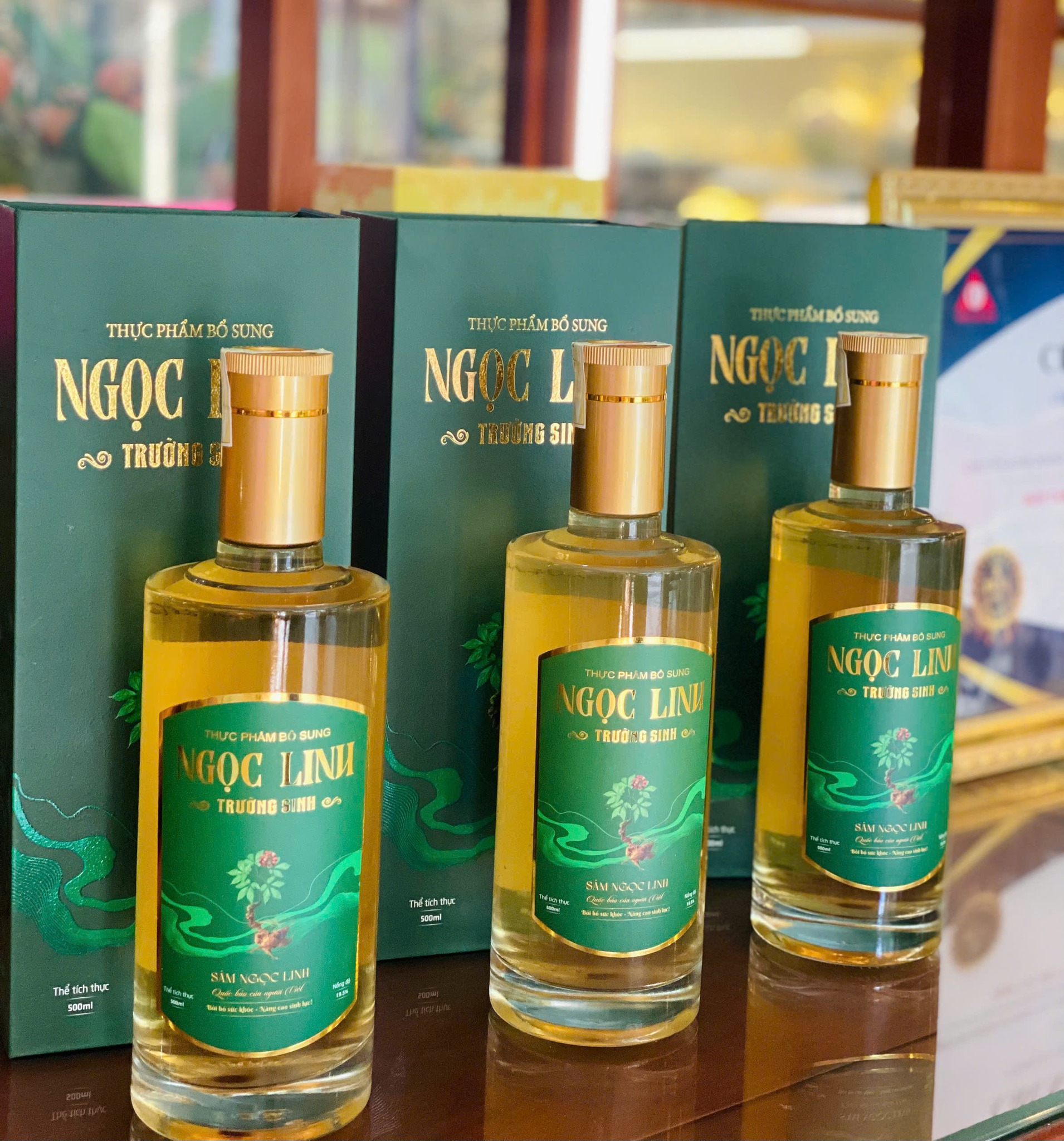 Rượu Sâm Ngọc Linh Trường Sinh Green – Dòng rượu quý cho sức khỏe & các sự kiện lớn