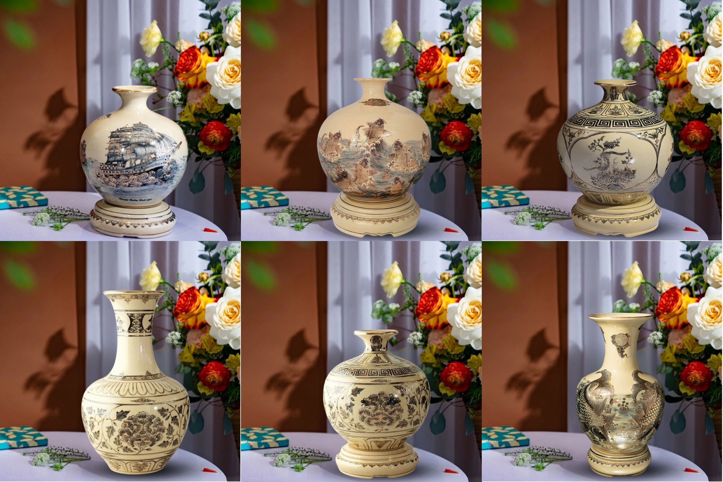 Gốm Chu Đậu giảm giá 10% chào mừng thành công Đại hội Đảng bộ tỉnh Thanh Hóa lần thứ XX và kỷ niệm 95 năm Ngày Phụ nữ Việt Nam