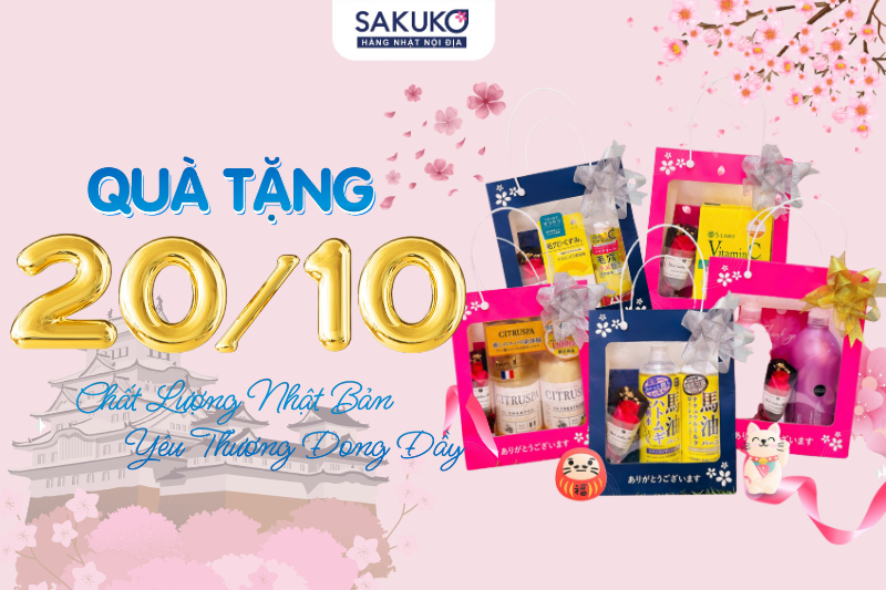 QUÀ TẶNG 20/10 CHẤT LƯỢNG CHUẨN NHẬT - YÊU THƯƠNG ĐONG ĐẦY